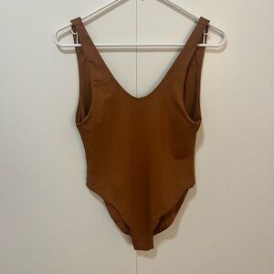 Kids Brown One-Piece Bodysuit